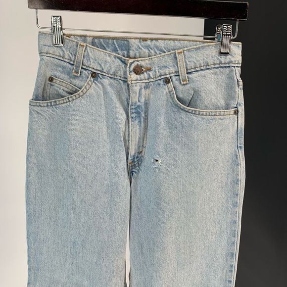 Levi’s vintage orange tab 550 student w 29 l 32 womens fits like xs sz 0 -2 - Picture 4 of 11